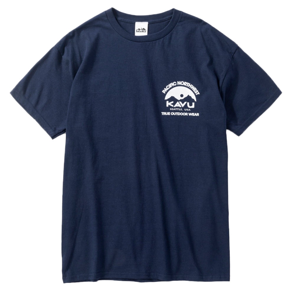 カブー（KAVU）（メンズ）シアトルロゴTシャツ 19822036 NVY