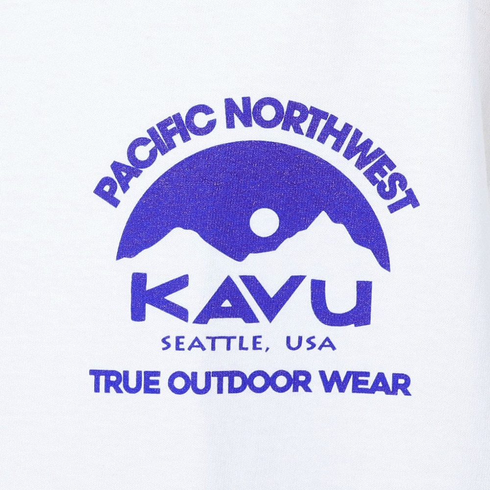 カブー（KAVU）（メンズ）シアトルロゴTシャツ 19822036 WHT