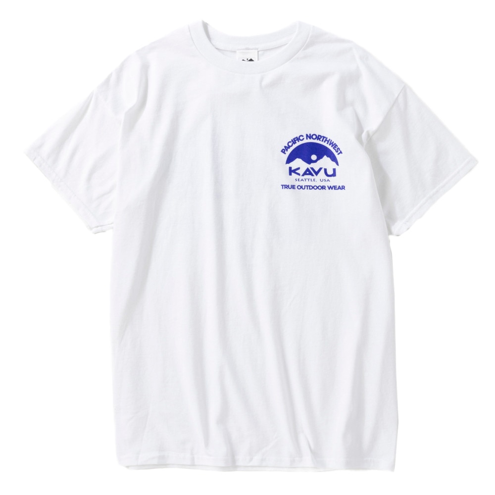 カブー（KAVU）（メンズ）シアトルロゴTシャツ 19822036 WHT