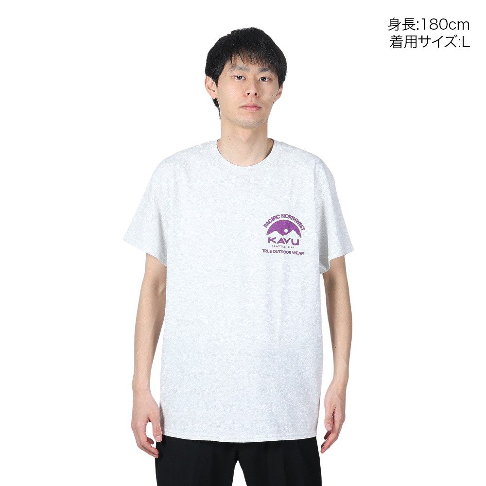 カブー（KAVU）（メンズ）パシフィックノースウェスト Tシャツ 19822037 ASH