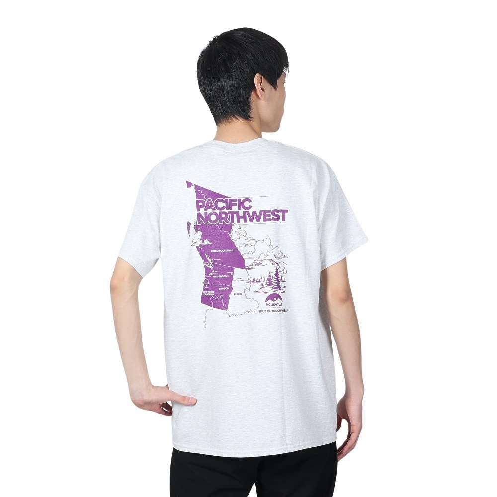 カブー（KAVU）（メンズ）パシフィックノースウェスト Tシャツ 19822037 ASH