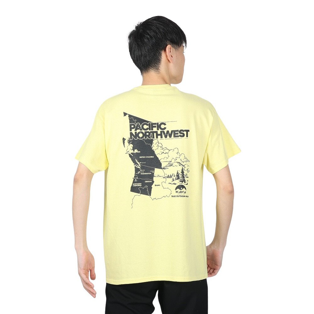 カブー（KAVU）（キッズ）パシフィックノースウェスト Tシャツ コーンシルク 19822037 CSK