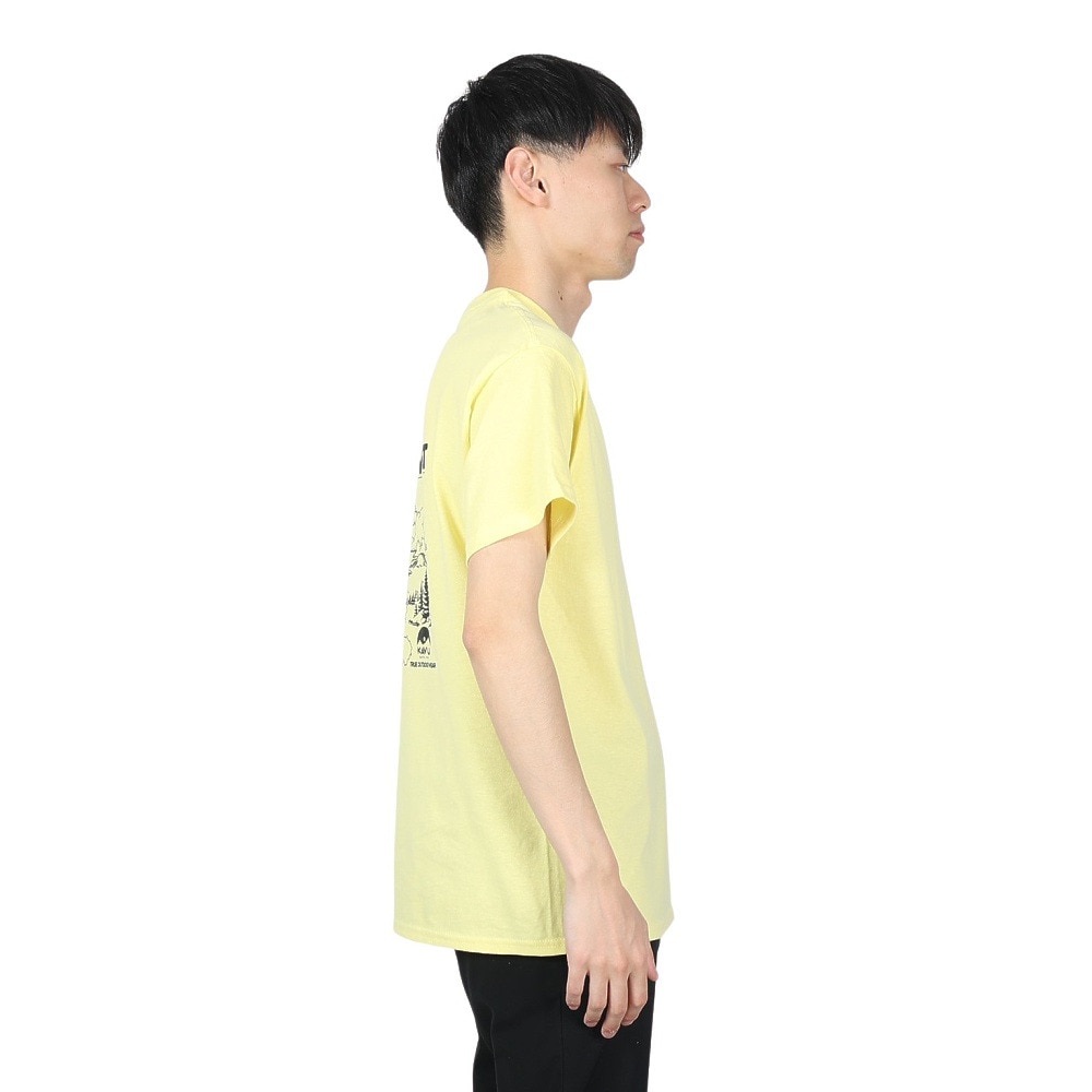 カブー（KAVU）（キッズ）パシフィックノースウェスト Tシャツ コーンシルク 19822037 CSK