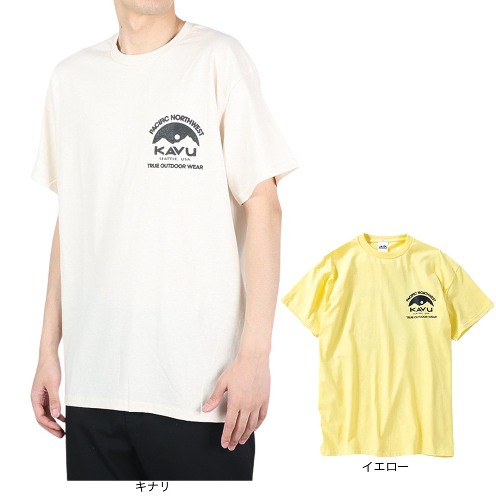 カブー（KAVU）（キッズ）パシフィックノースウェスト Tシャツ コーンシルク 19822037 CSK