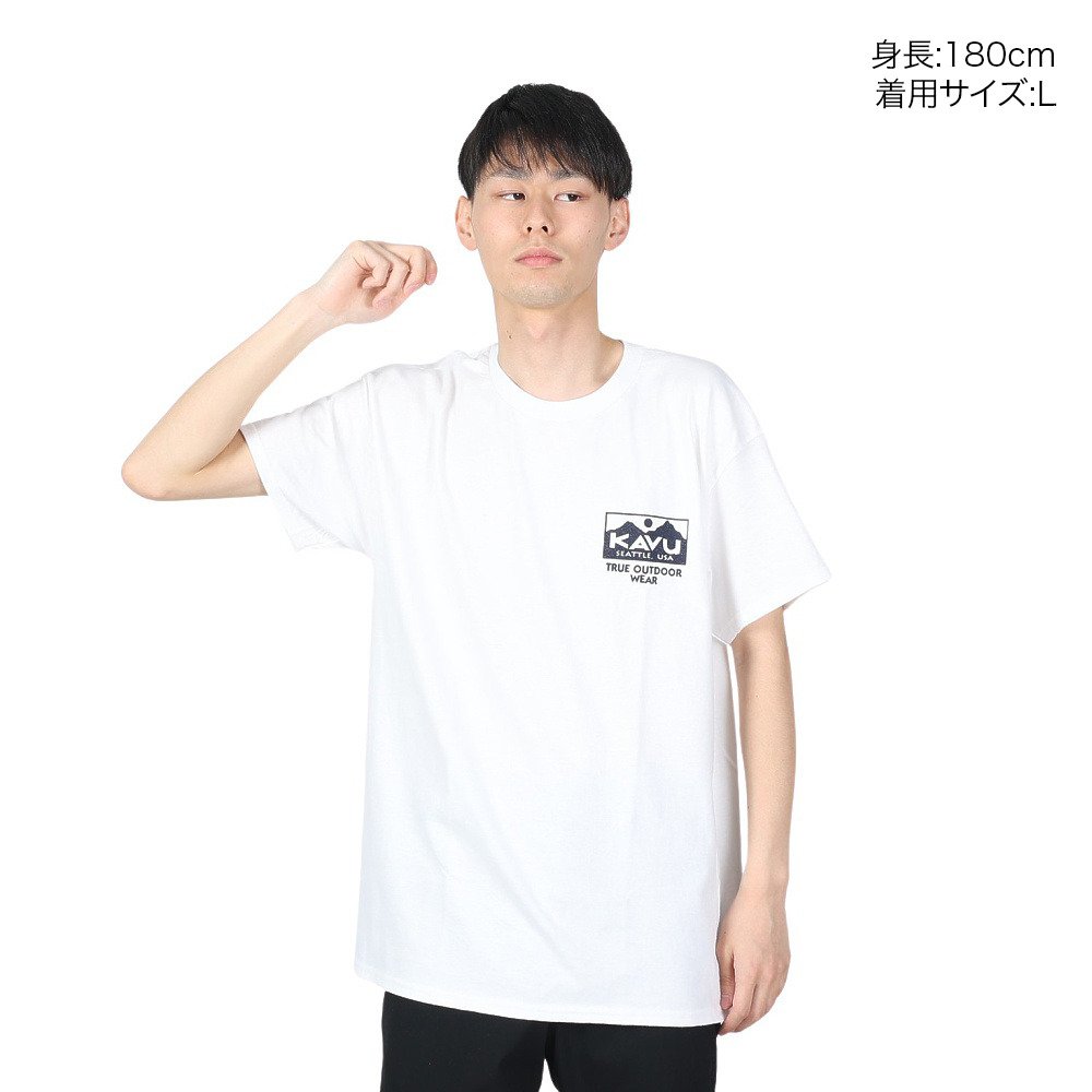 カブー（KAVU）（メンズ）イベント Tシャツ ホワイト 19822044 WHT