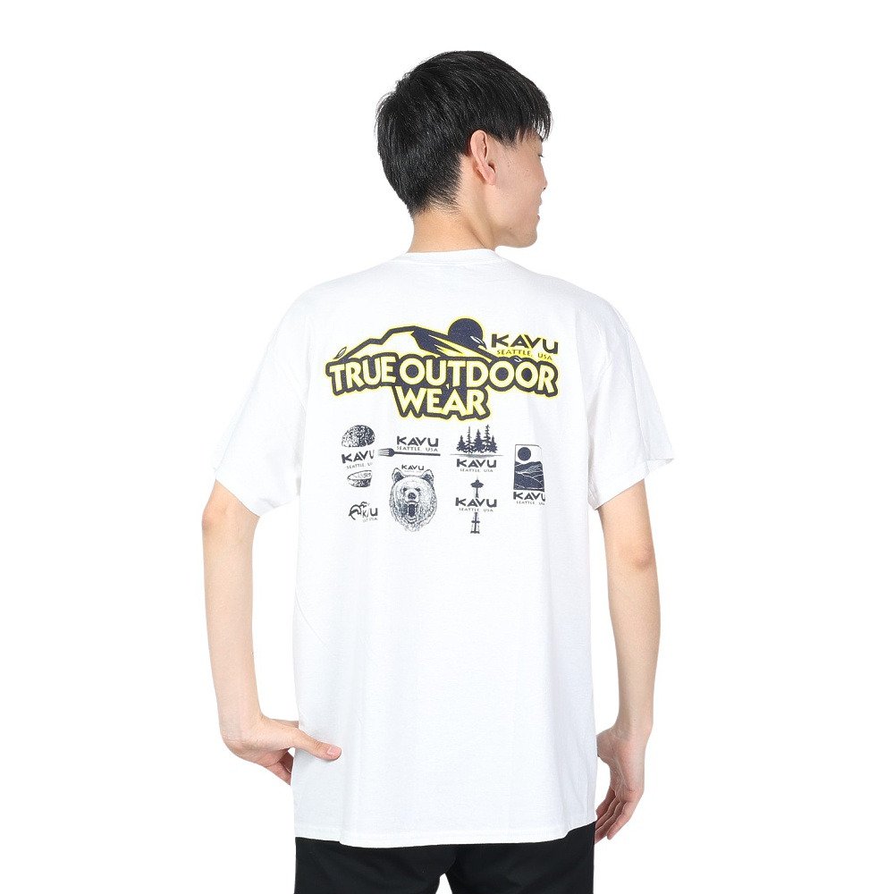 カブー（KAVU）（メンズ）イベント Tシャツ ホワイト 19822044 WHT