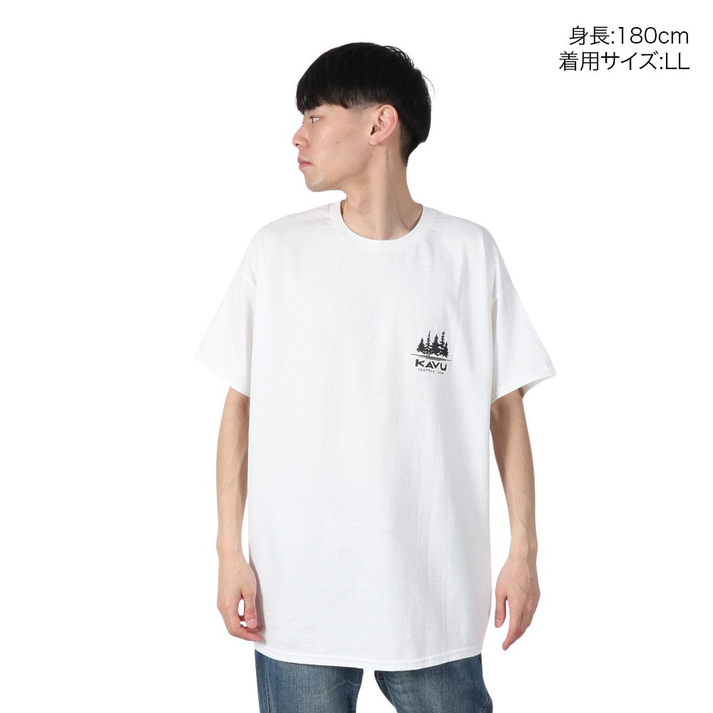 カブー（KAVU）（メンズ）コーヒーTシャツ 19822045 WHT