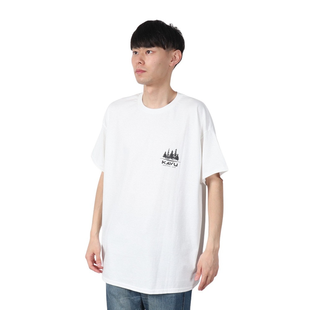 カブー（KAVU）（メンズ）コーヒーTシャツ 19822045 WHT
