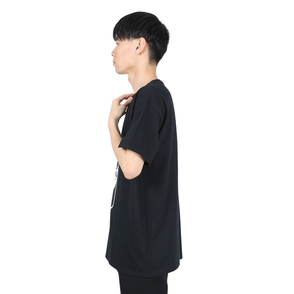 カブー（KAVU）（メンズ、レディース）半袖Tシャツ カットソー ラージシェイク Tシャツ ブラック 19822046 BLK