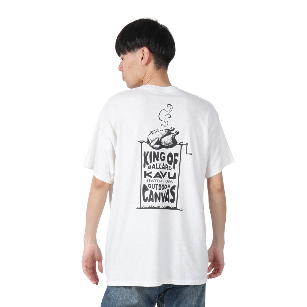 カブー（KAVU）（メンズ）バーベキューTシャツ 19822047 WHT