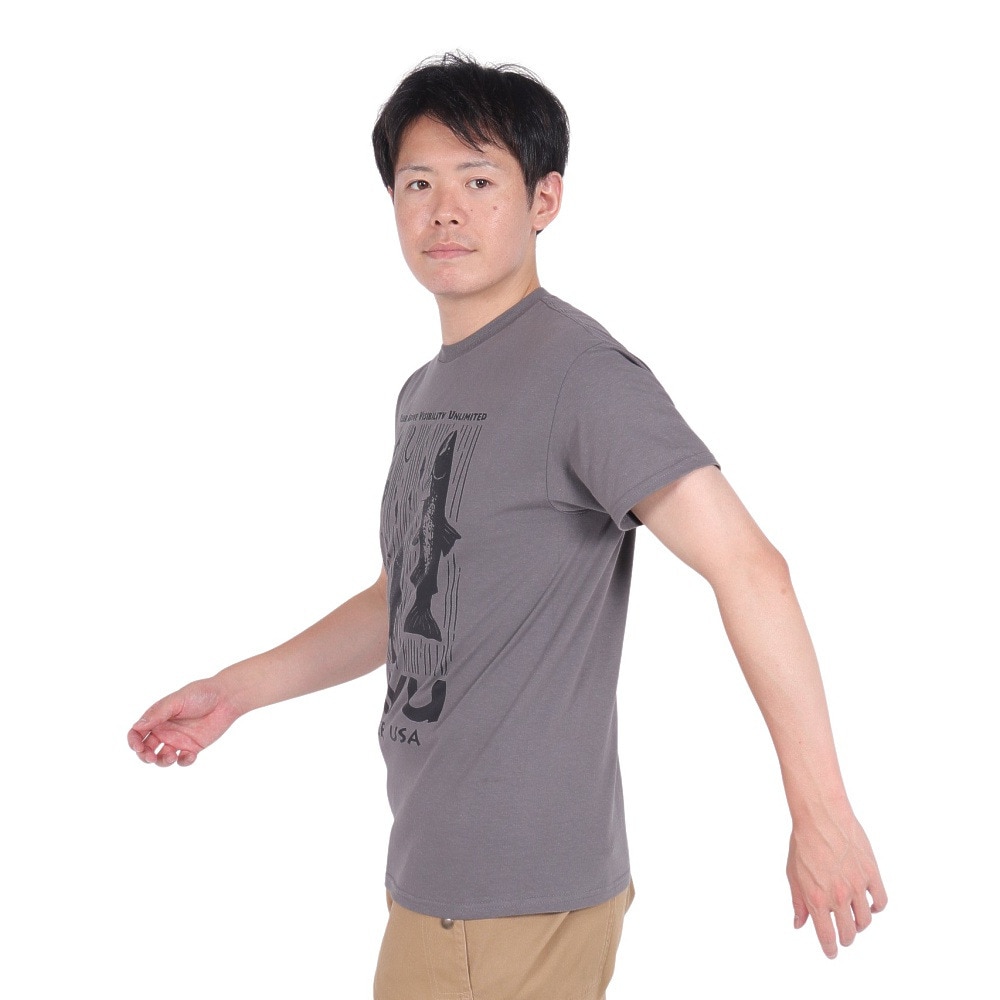 カブー（KAVU）（メンズ）サーモン半袖Tシャツ 19822053 CCL