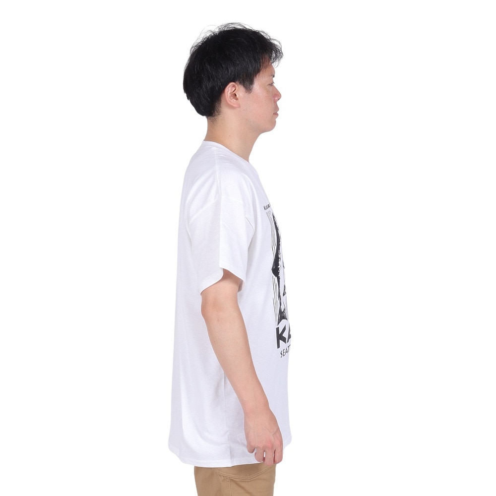 カブー（KAVU）（メンズ）サーモン半袖Tシャツ 19822053 WHT