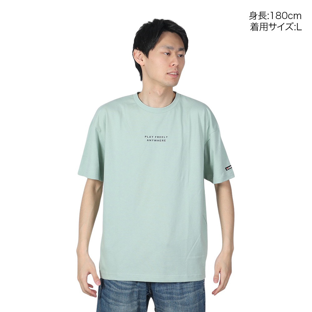 ボンファイア（Bonfire）（メンズ）BACK MOUNTAIN 半袖Tシャツ 50BNF4SCD2308 MNT