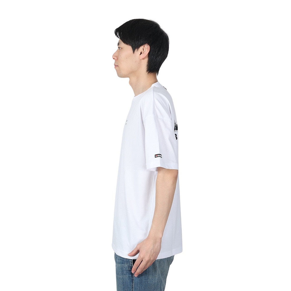 ボンファイア（Bonfire）（メンズ）BACK MOUNTAIN 半袖Tシャツ 50BNF4SCD2308 WHT