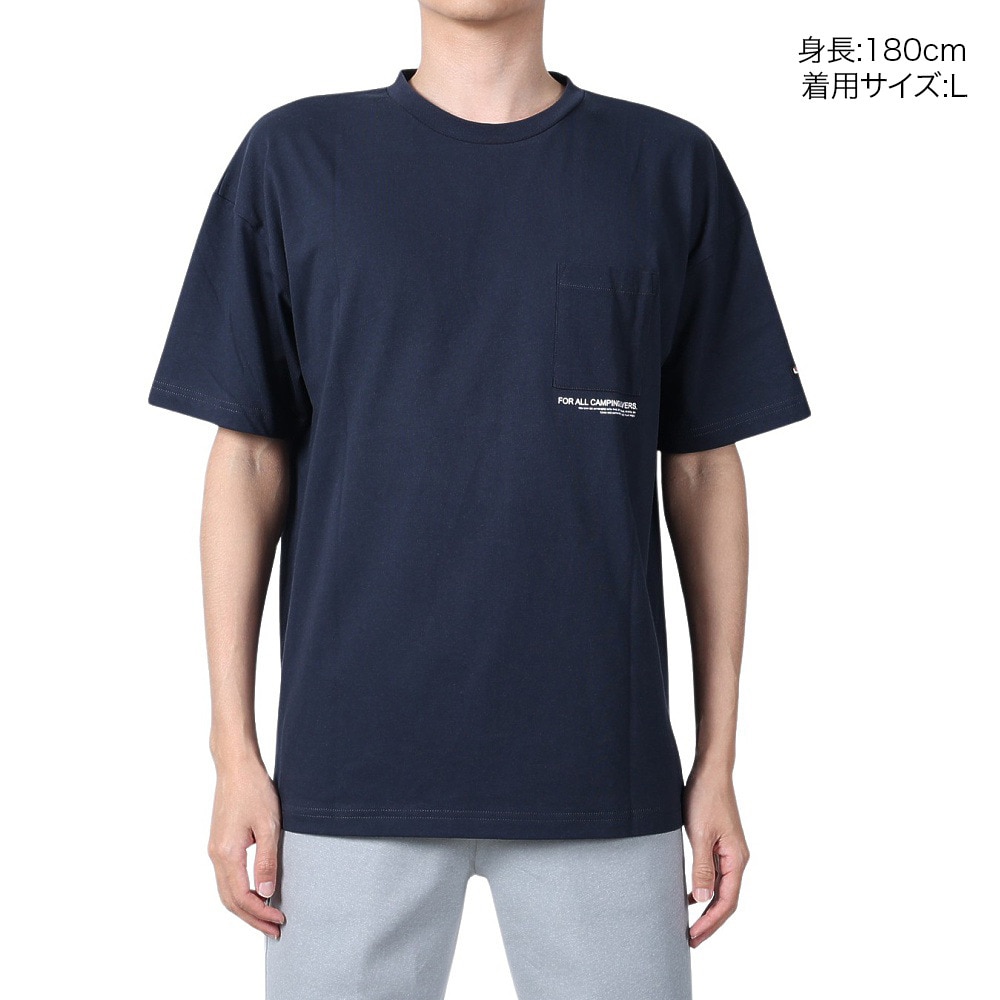 ボンファイア（Bonfire）（メンズ）WATERFALL 半袖Tシャツ 50BNF4SCD2309 NVY