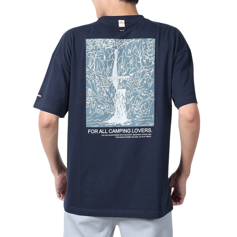 ボンファイア（Bonfire）（メンズ）WATERFALL 半袖Tシャツ 50BNF4SCD2309 NVY