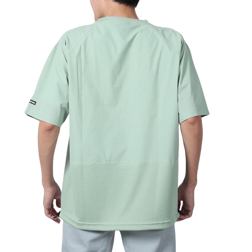 ボンファイア（Bonfire）（メンズ）速乾 撥水 ストレッチ BACKMESH.P 半袖 Tシャツ 50BNF4SCD2312 MNT ミント ポケッタブル
