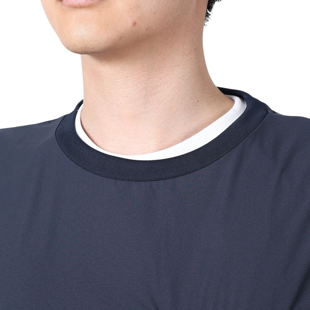 ボンファイア（Bonfire）（メンズ）速乾 撥水 ストレッチ BACKMESH.P 半袖 Tシャツ 50BNF4SCD2312 NVY ネイビー ポケッタブル