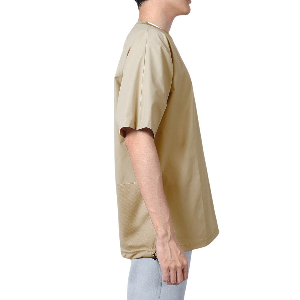 ボンファイア（Bonfire）（メンズ）速乾 撥水 ストレッチ BACKMESH.P 半袖Tシャツ 50BNF4SCD2312 SBEG サンドベージュ ポケッタブル