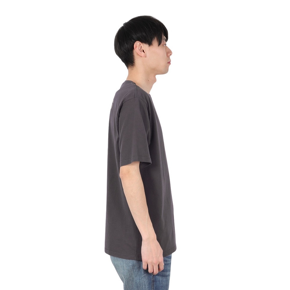 クリフメイヤー（KRIFF MAYER）（メンズ、レディース）アフロくん 半袖ポケTシャツ サボテン 2357801:17:CHARCOAL