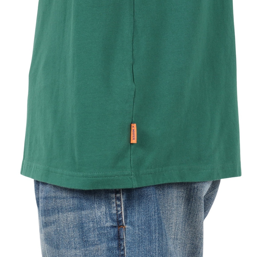 クリフメイヤー（KRIFF MAYER）（メンズ、レディース）アフロくん 半袖ポケTシャツ サボテン 2357801:65:GREEN