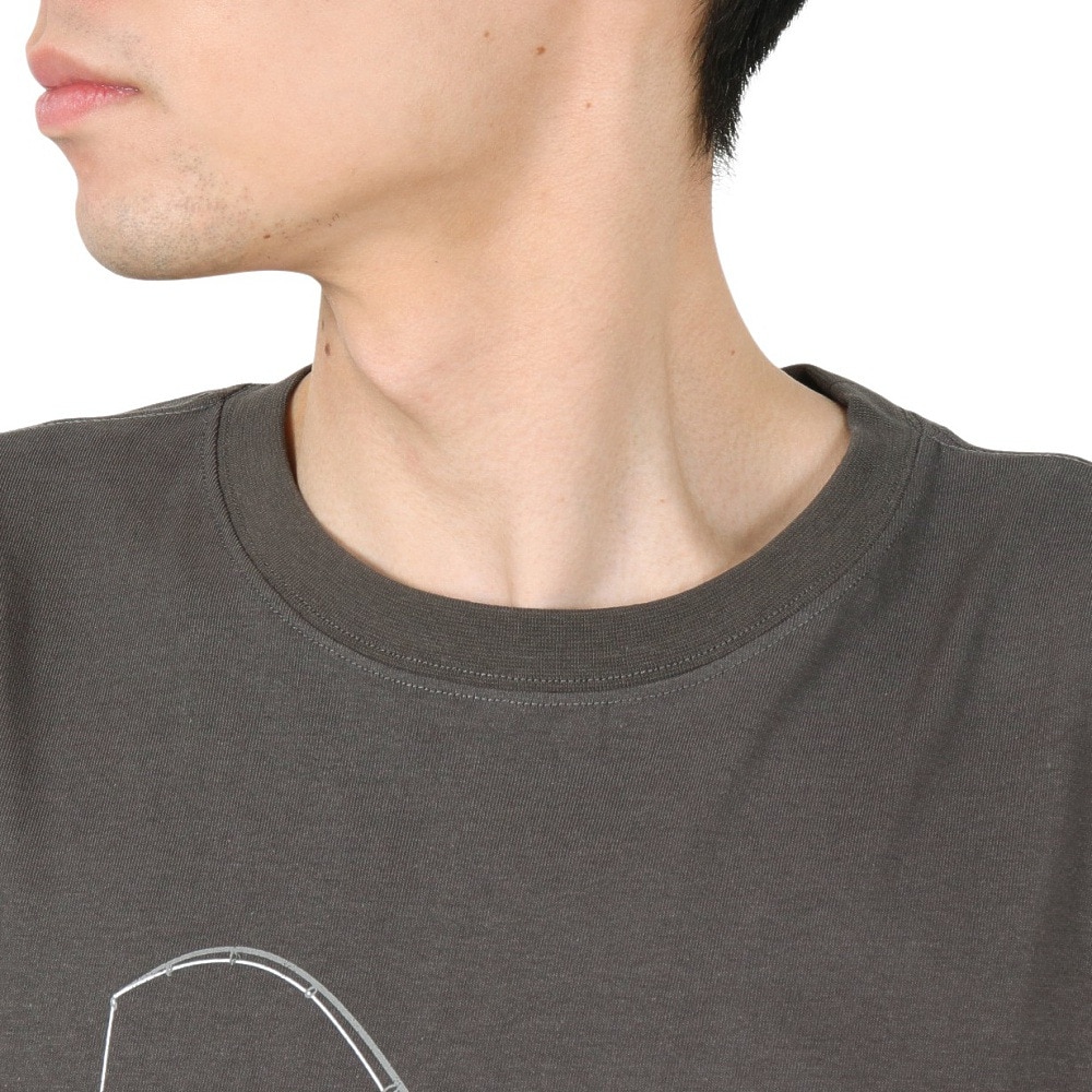 クリフメイヤー（KRIFF MAYER）（メンズ）ウェットプロテクト 半袖Tシャツ 釣り 2357806:17:CHARCOAL