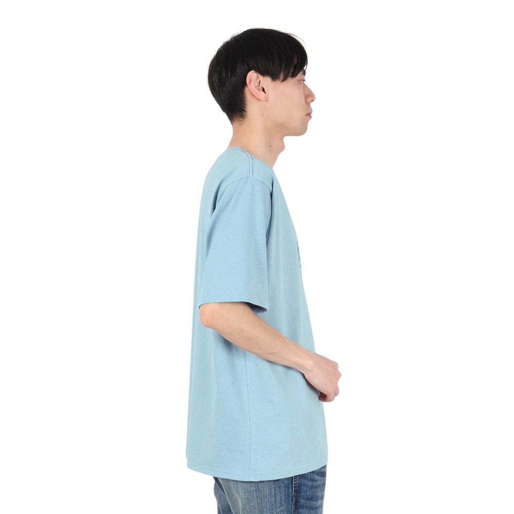クリフメイヤー（KRIFF MAYER）（メンズ）ウェットプロテクト 半袖Tシャツ 釣り 2357806:70:SAX
