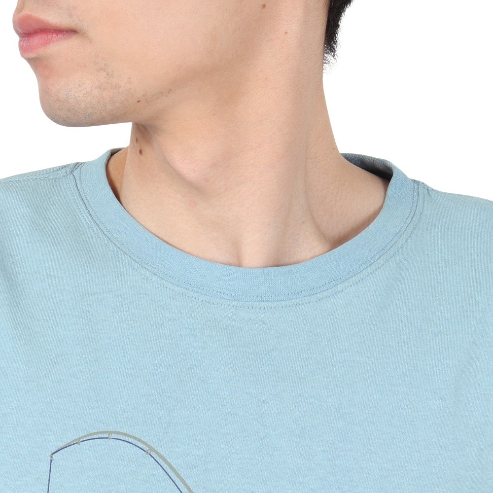 クリフメイヤー（KRIFF MAYER）（メンズ）ウェットプロテクト 半袖Tシャツ 釣り 2357806:70:SAX