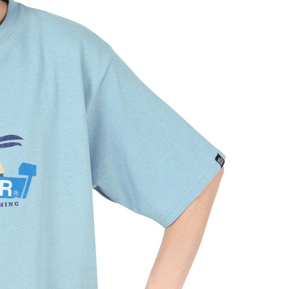 クリフメイヤー（KRIFF MAYER）（メンズ）ウェットプロテクト 半袖Tシャツ 釣り 2357806:70:SAX