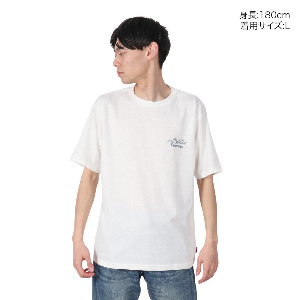クリフメイヤー（KRIFF MAYER）（メンズ）スヌーピープリントTシャツ サーフ 2357810:5:OFF