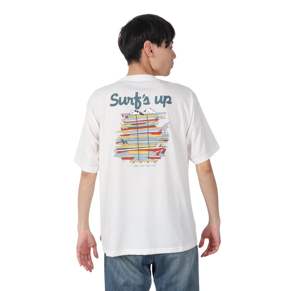 クリフメイヤー（KRIFF MAYER）（メンズ）スヌーピープリントTシャツ サーフ 2357810:5:OFF