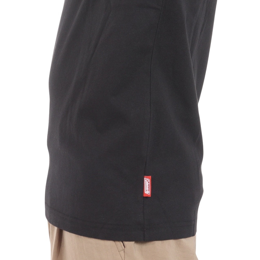 コールマン（Coleman）（メンズ）半袖Tシャツ 共地ポケット付き X5430A BLK