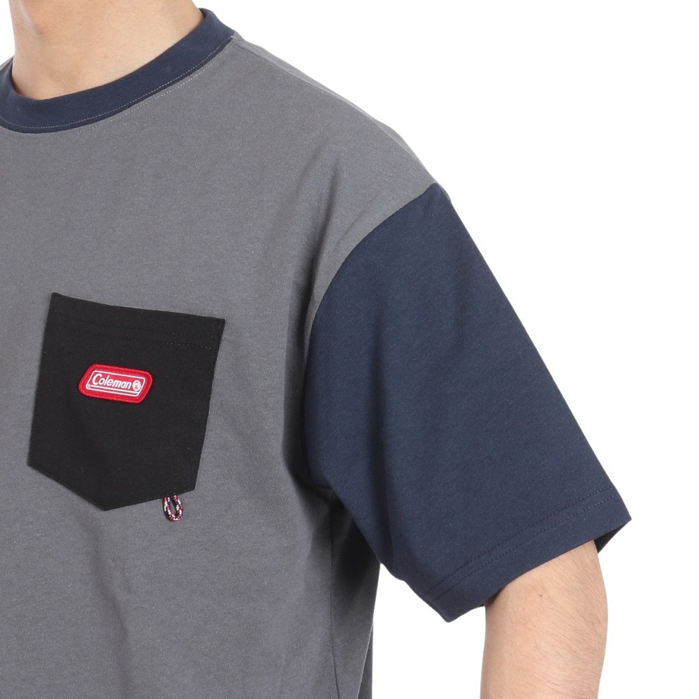 コールマン（Coleman）（メンズ）半袖Tシャツ 共地ポケット付き X5430A CGR