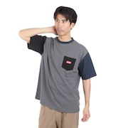 (メンズ)半袖Tシャツ 共地ポケット付き X5430A CGR
