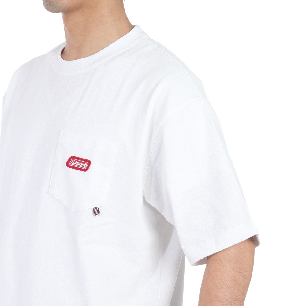 コールマン（Coleman）（メンズ）共地ポケット付き 半袖 Tシャツ X5430A WHT
