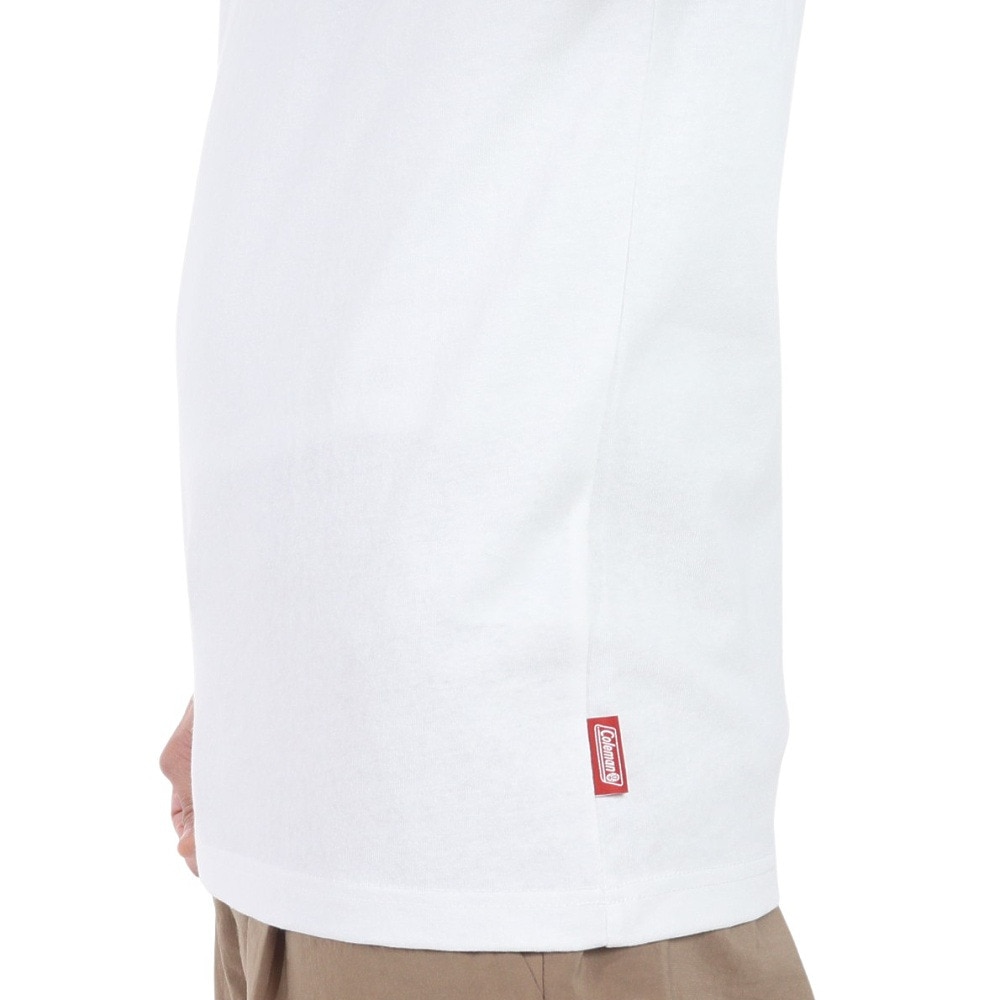 コールマン（Coleman）（メンズ）共地ポケット付き 半袖 Tシャツ X5430A WHT