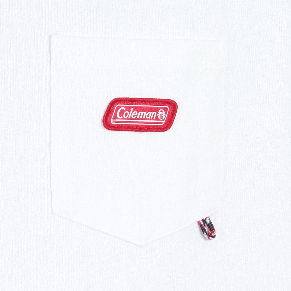 コールマン（Coleman）（メンズ）共地ポケット付き 半袖 Tシャツ X5430A WHT