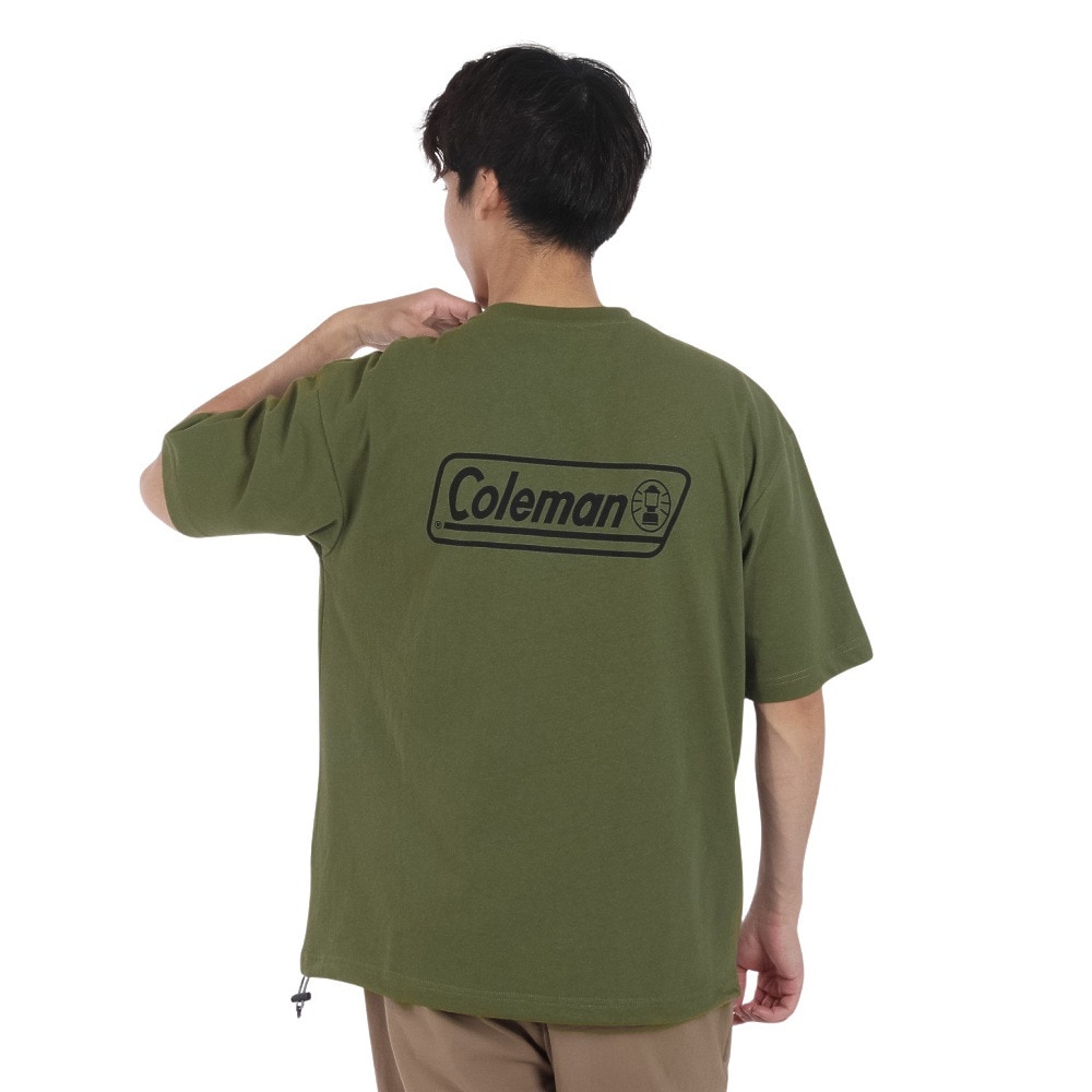 コールマン（Coleman）（メンズ）布帛ポケット付き 半袖Tシャツ X5431A KHA