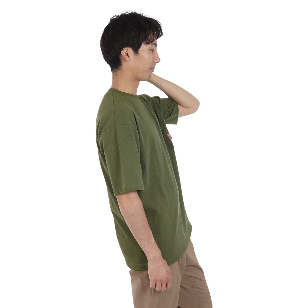 コールマン（Coleman）（メンズ）布帛ポケット付き 半袖Tシャツ X5431A KHA