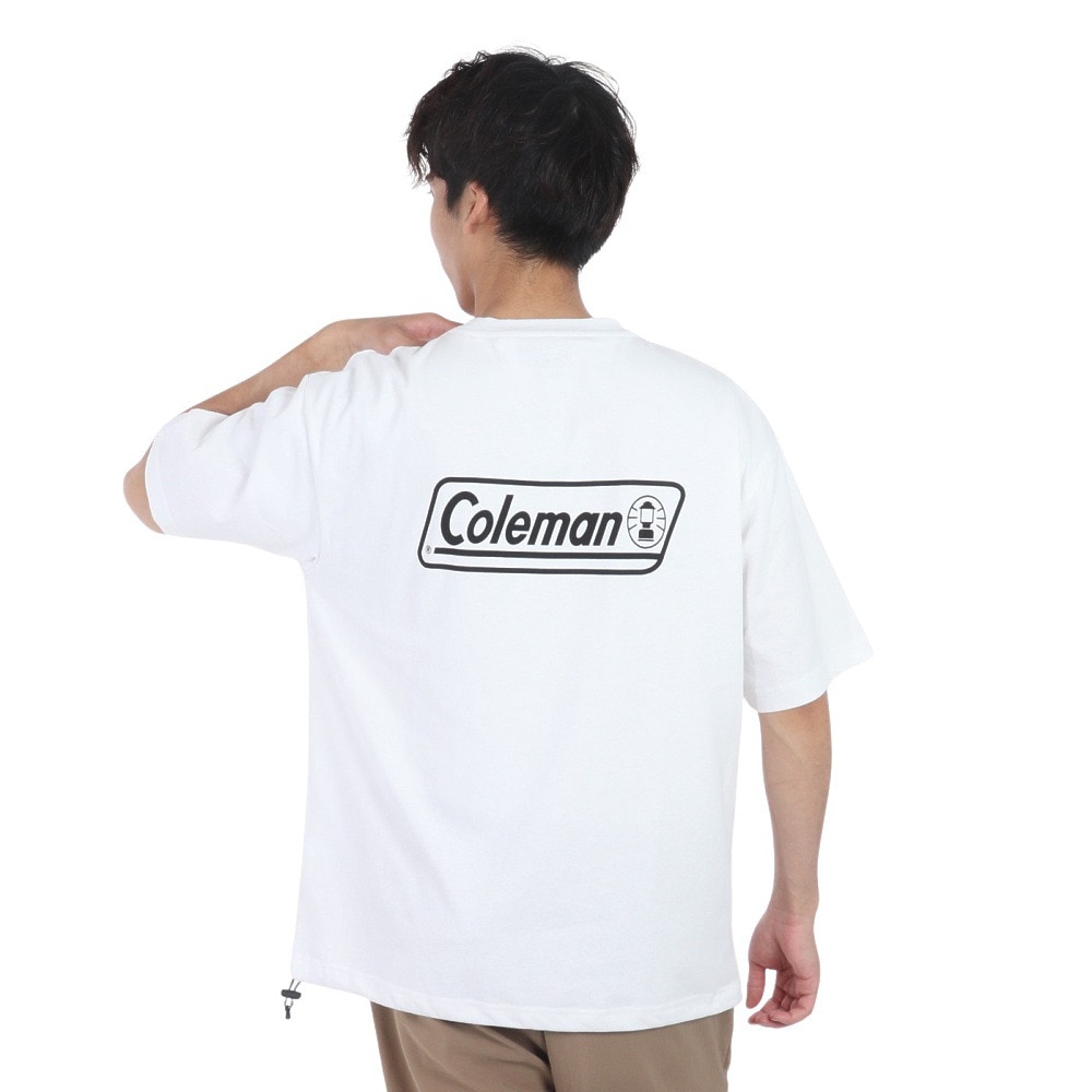 コールマン（Coleman）（メンズ）布帛ポケット付き 半袖 Tシャツ X5431A WHT