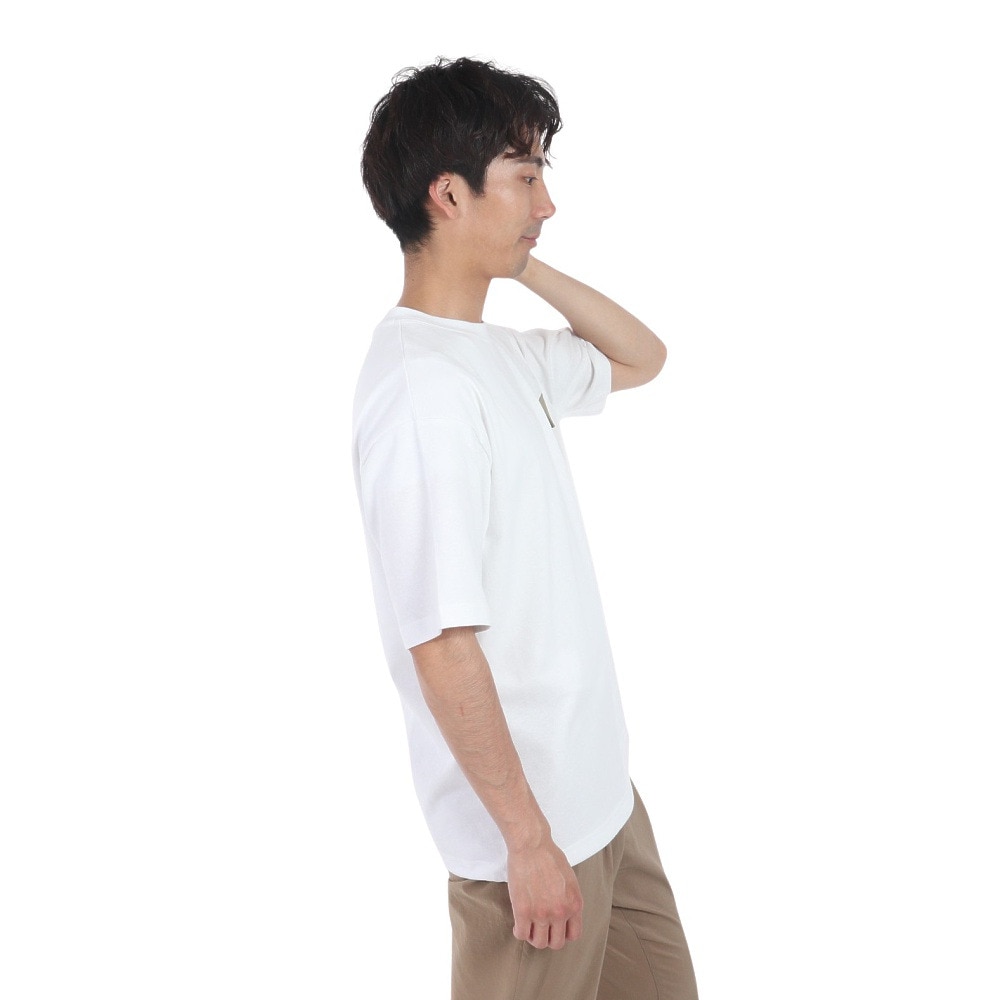 コールマン（Coleman）（メンズ）布帛ポケット付き 半袖 Tシャツ X5431A WHT
