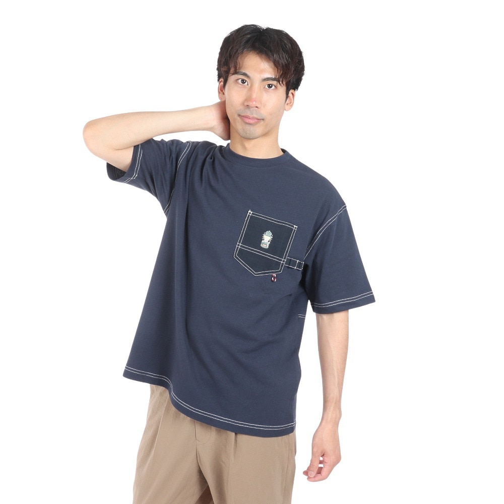 コールマン（Coleman）（メンズ）ペインター 半袖 Tシャツ X5432A NVY
