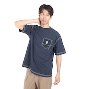 (メンズ)ペインター 半袖 Tシャツ X5432A NVY