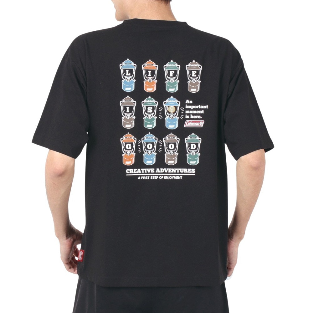 コールマン（Coleman）（メンズ）カラーランタン 半袖Tシャツ X5433A BLK