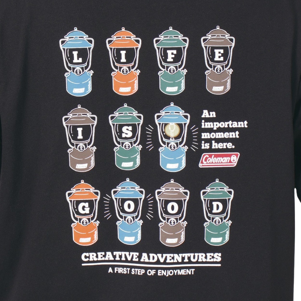 コールマン（Coleman）（メンズ）カラーランタン 半袖Tシャツ X5433A BLK
