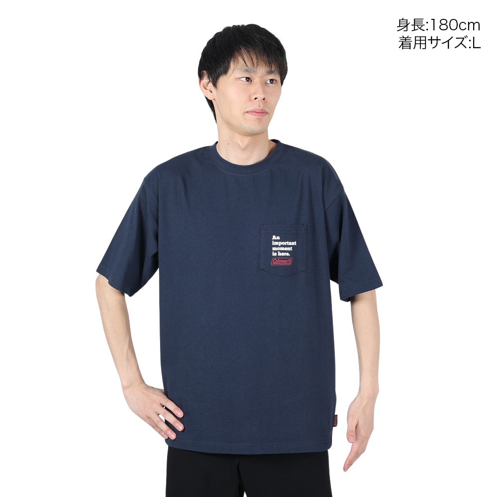 コールマン（Coleman）（メンズ）カラーランタン 半袖Tシャツ X5433A NVY