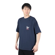 (メンズ)カラーランタン 半袖Tシャツ X5433A NVY