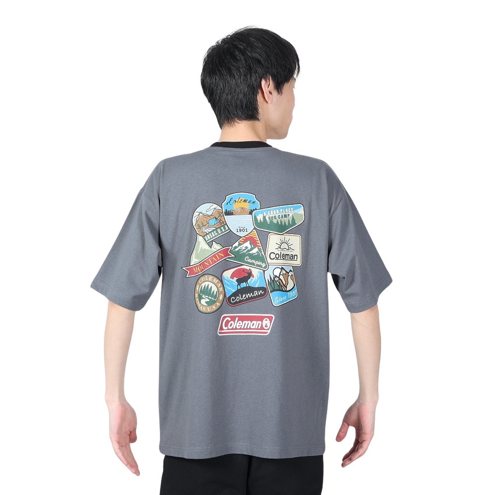 コールマン（Coleman）（メンズ）リンガーワッペン 半袖Tシャツ X5435A CGY