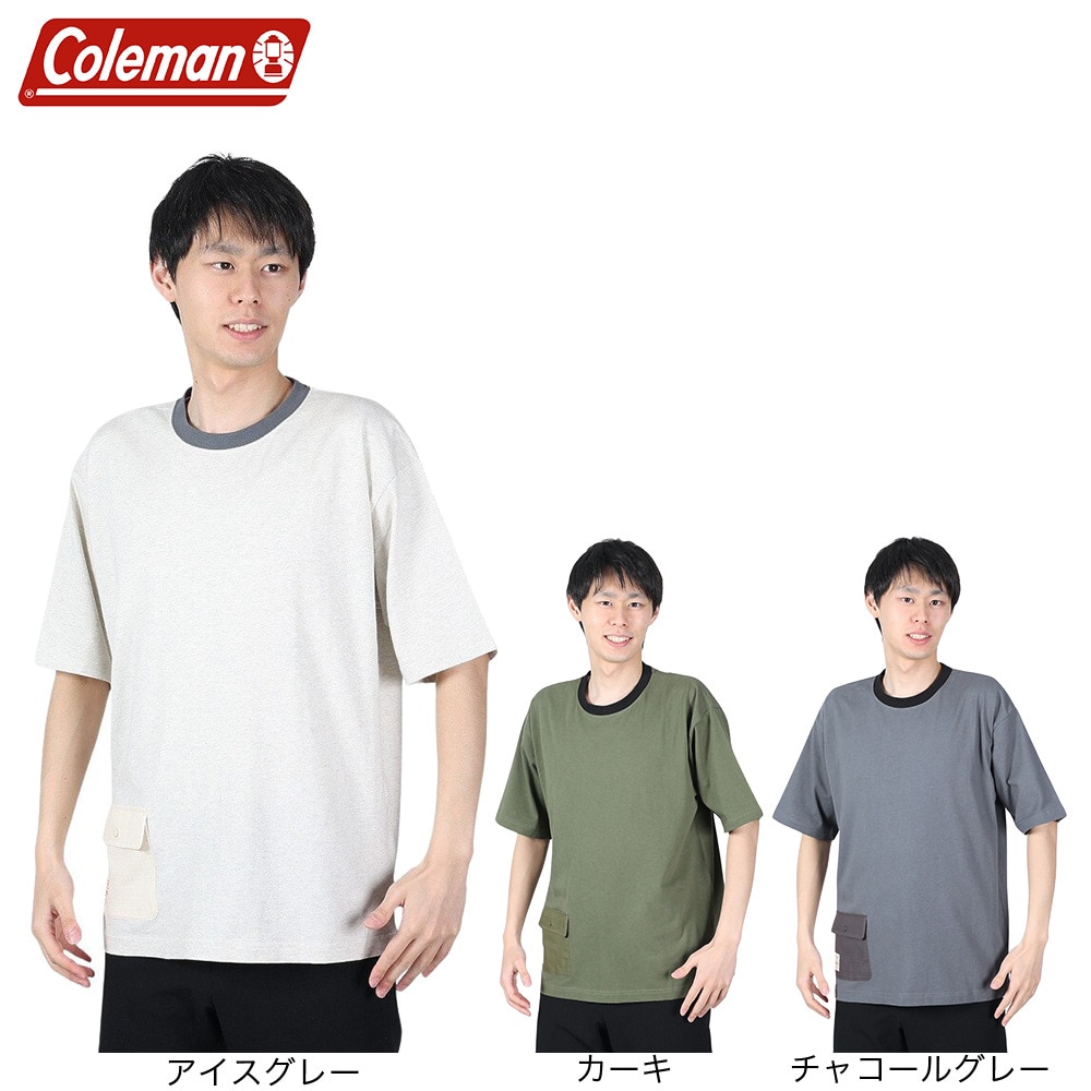 コールマン（Coleman）（メンズ）リンガーワッペン 半袖Tシャツ X5435A IGRY
