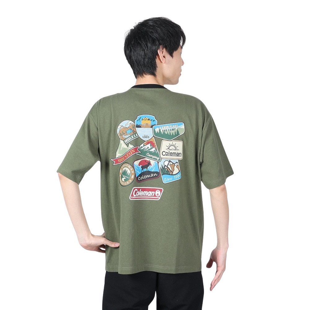 コールマン（Coleman）（メンズ）リンガーワッペン 半袖Tシャツ X5435A KHA